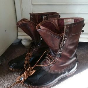 L.L.Bean leather Bean boots size 9 men's